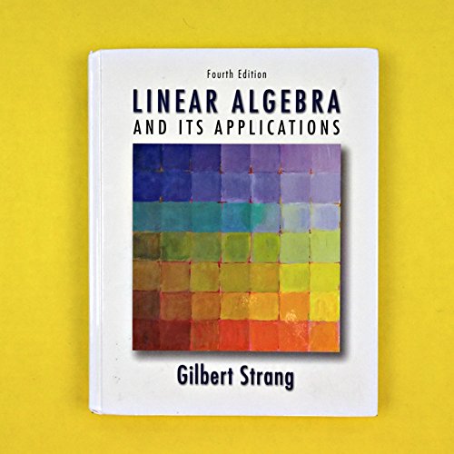 Linear Algebra and Its Applications von Brooks/Cole